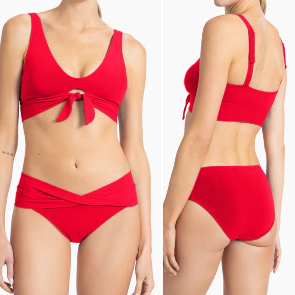 Robin Picone NEW Ava Twist Bikini Top & Bottom Size Medium